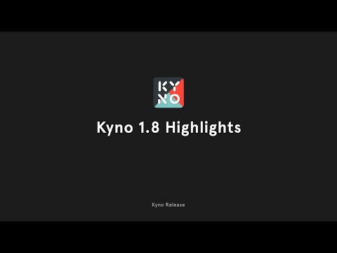 Kyno 1.8 Highlights - Resolve, BRAW, Avid and more
