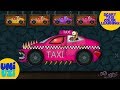 Umi Uzi | scary taxi | learn colors with street vehicles | Halloween videos for kids