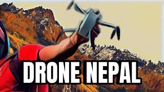 Nepal'de Dağın Zirvesine Dron Düştü -  Nepal'de Otostop