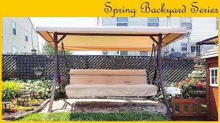 Patio Swing Step-by-Step Cushion Replacement (Unbox & Set-Up)