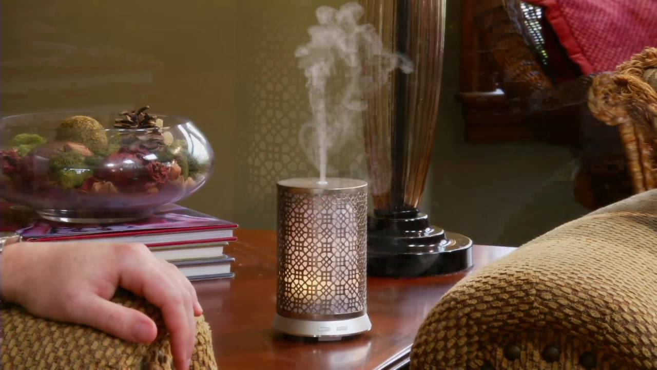 Aroma Diffuser with Essential Oils by Home Reflections on QVC - YouTube