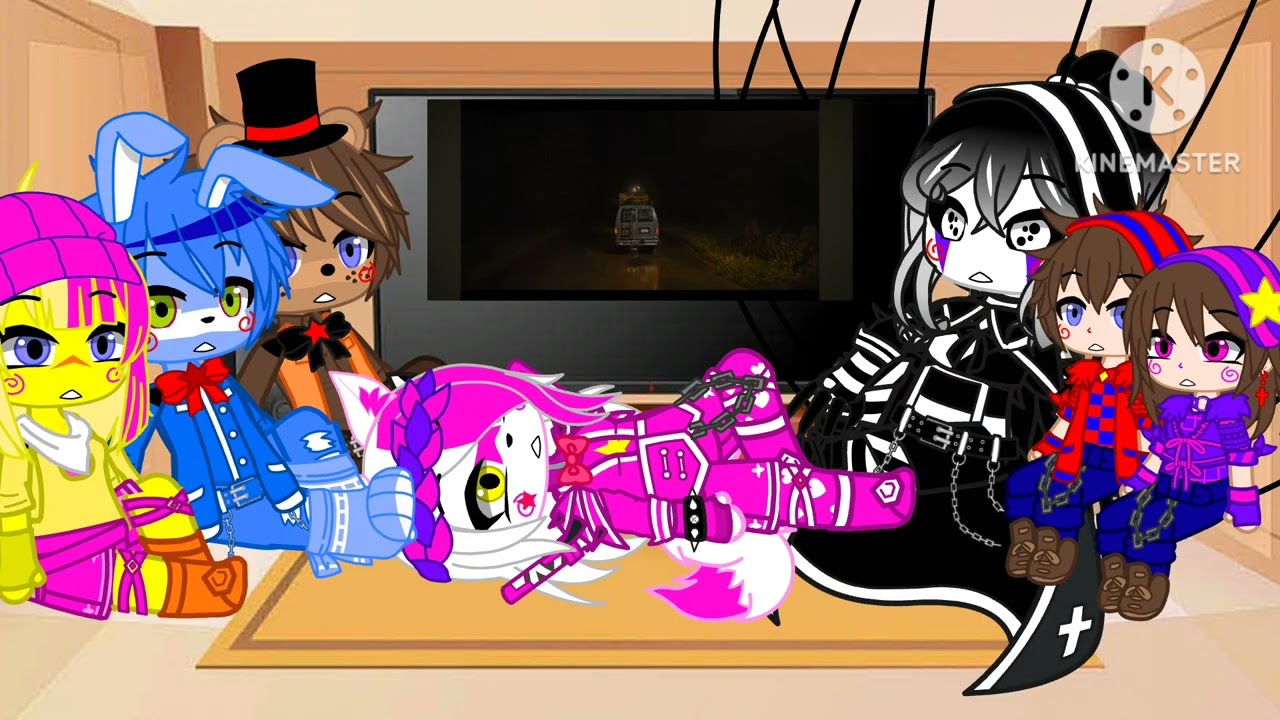 Игрушки реагируют на трейлеры фильма FNaF 2 (первое видео, сделанное с помощью Gacha Nebula)