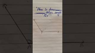 How to Draw an Obtuse Angle Easily | Class 5 Math