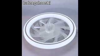 48cm Ceiling Fan Light, Thin Silent Ceiling Fan with Remote Control,