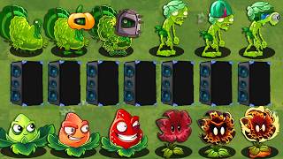PVz 2 Challenge - All New Plants &amp; Old Plants Vs Speaker Item
