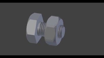 Bolt And Nut Animation In Blender - Quick Tutorial