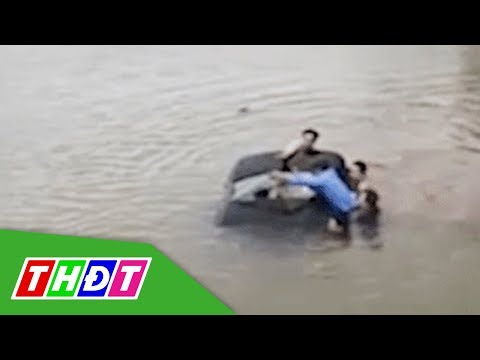Video Tài xế ô tô say rượu lao cả người, xe xuống sông ở Nam... - youtube