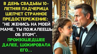 видео: В день свадьбы падчерица шепотом ПРЕДОСТЕРЕГАЕТ -НЕ ЖЕНИСЬ на моей маме. Правда оказалась ШОКИРУЮЩЕЙ картинка: В день свадьбы падчерица шепотом ПРЕДОСТЕРЕГАЕТ -НЕ ЖЕНИСЬ на моей маме. Правда оказалась ШОКИРУЮЩЕЙ