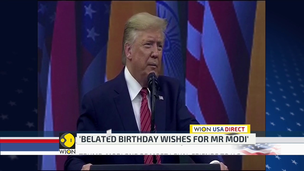 Howdy Modi Event: Donald Trump speaks on India-U.S relations