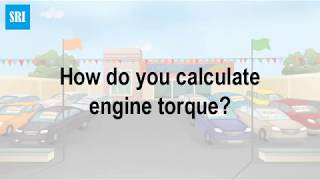 How do you calculate engine torque