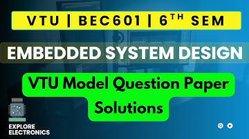 Oplossing van het VTU-modelvraagstuk voor het ontwerp van een ingebed systeem BEC601 | Belangrijk...