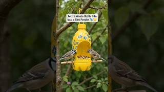 😱Turn waste Plastic Bottle into Bird Feeder |Easy DIY #plasticbottle  #shorts #viral #ytshorts #diy
