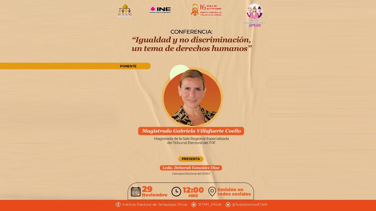 Conferencia Igualdad de Género y No Discriminación - YouTube