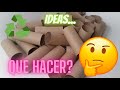 que hacer con tubos de papel higiénico - ideas de manualidades con rollos de papel higienico