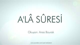 Anas Bourak Ala suresi