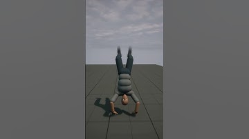 Freerunning x Gymnastics 2 (Backflip 360, Double Backflip) Unreal Engine 5 ALS #unrealengine #ue5