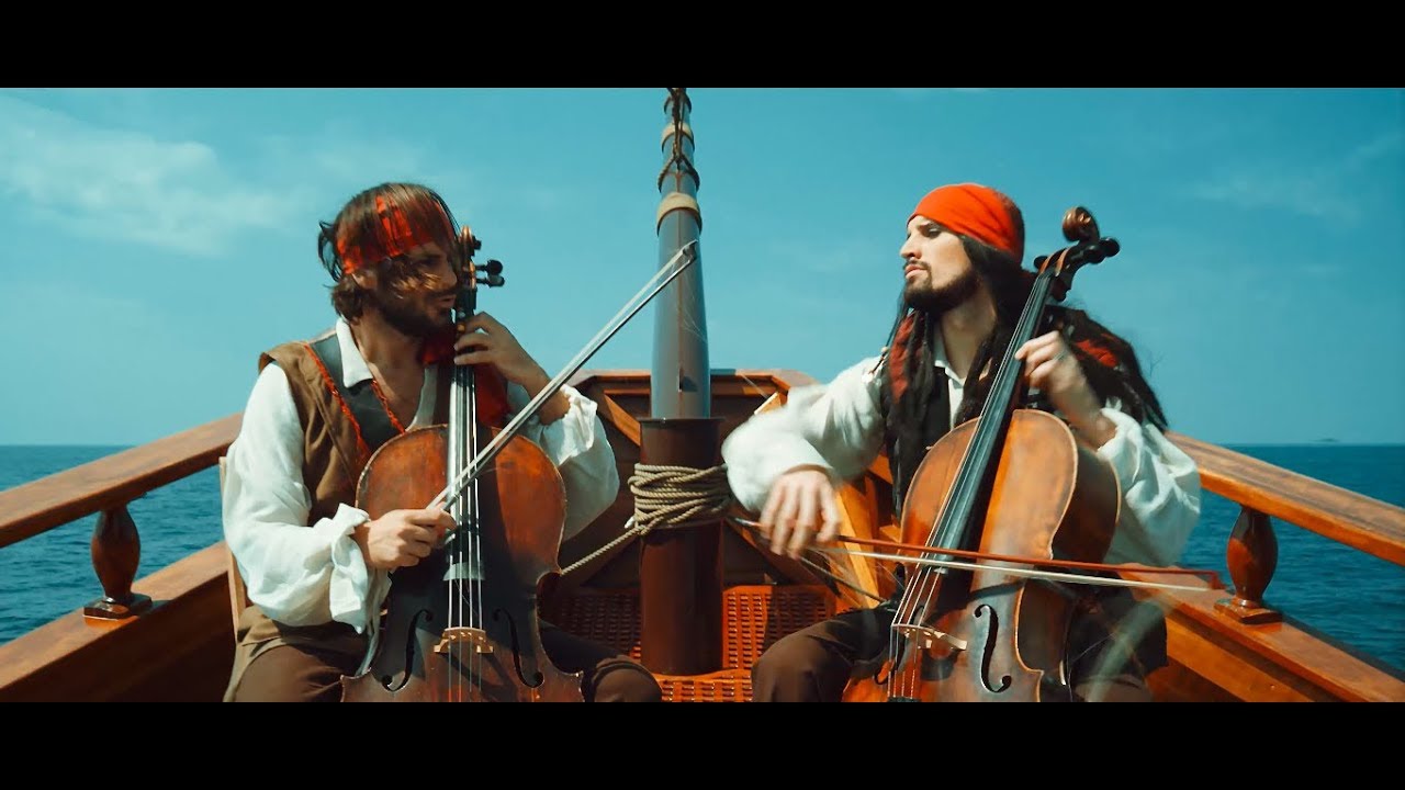 2CELLOS   Pirates Of The Caribbean OFFICIAL VIDEO