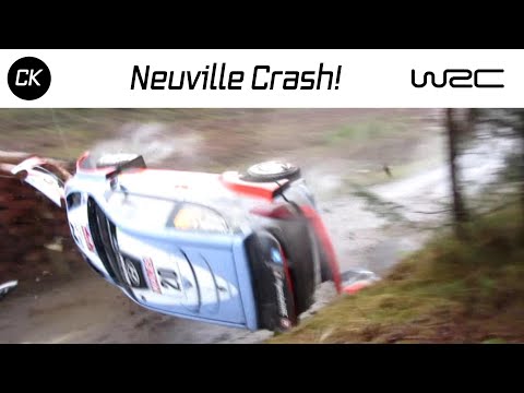 Neuville Crash - WRC Wales Rally GB 2015 - Dyfnant SS11 [Original]