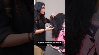 How to use heat protector spray BY PYLPTEL #hairstyle #hairstyles #shorts #reels #hairstyleshorts screenshot 3
