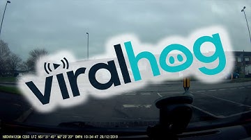 Intense Intersection Close Call || ViralHog