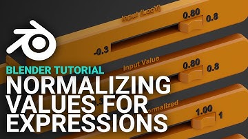 Working with drivers expressions using normalized values on Blender