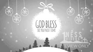 Winter Wonderland God Bless Church Motion Background Loop - Oneness Videos