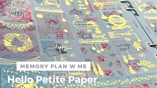 Memory Plan With Me ft Hello Petite Paper | Aura Estelle