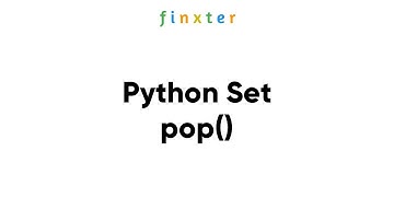Python Set pop() - Examples, Explanation, Runtime