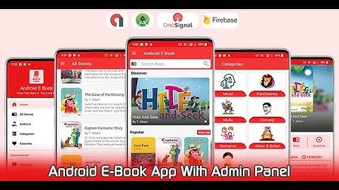 Ebook App | Quiz | AdMob | FCM PUSH Notification