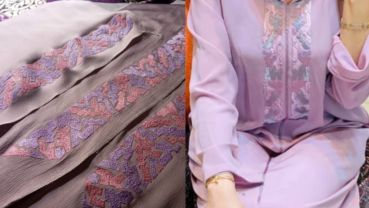 اجي اختي تخيطي جلابة رفيعة وبسيطة فالخدمة وخة تكون مبتدئة