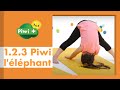 123 piwi  llphant emission de yoga pour enfants sur piwi avec delphine bourdet