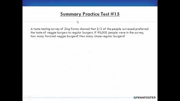 Math for Business and Applications Ch 2 Summary Practice Test 14 to 17