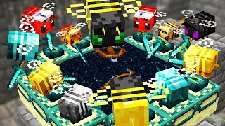 Minecraft But Bees Beats The Game For You