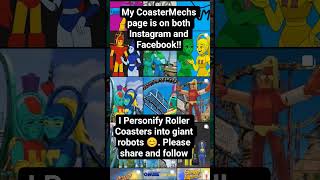 Check out my content!! #personifiedrollercoasters #rollercoaster #rollercoasters