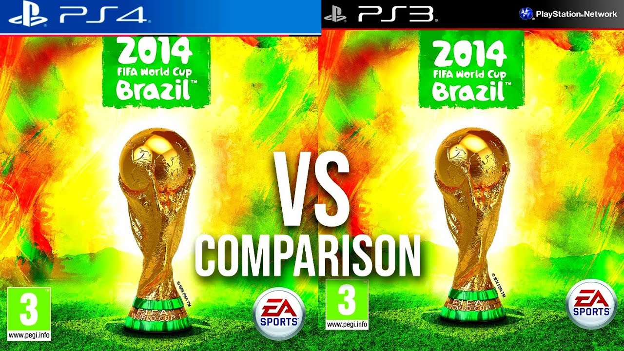 FIFA World Cup 2014 PS4 Vs PS3 - YouTube