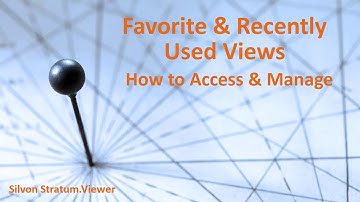 Quick Tips: Track Your Favorite and Recently Used Views, Stratum.Viewer Video Resources