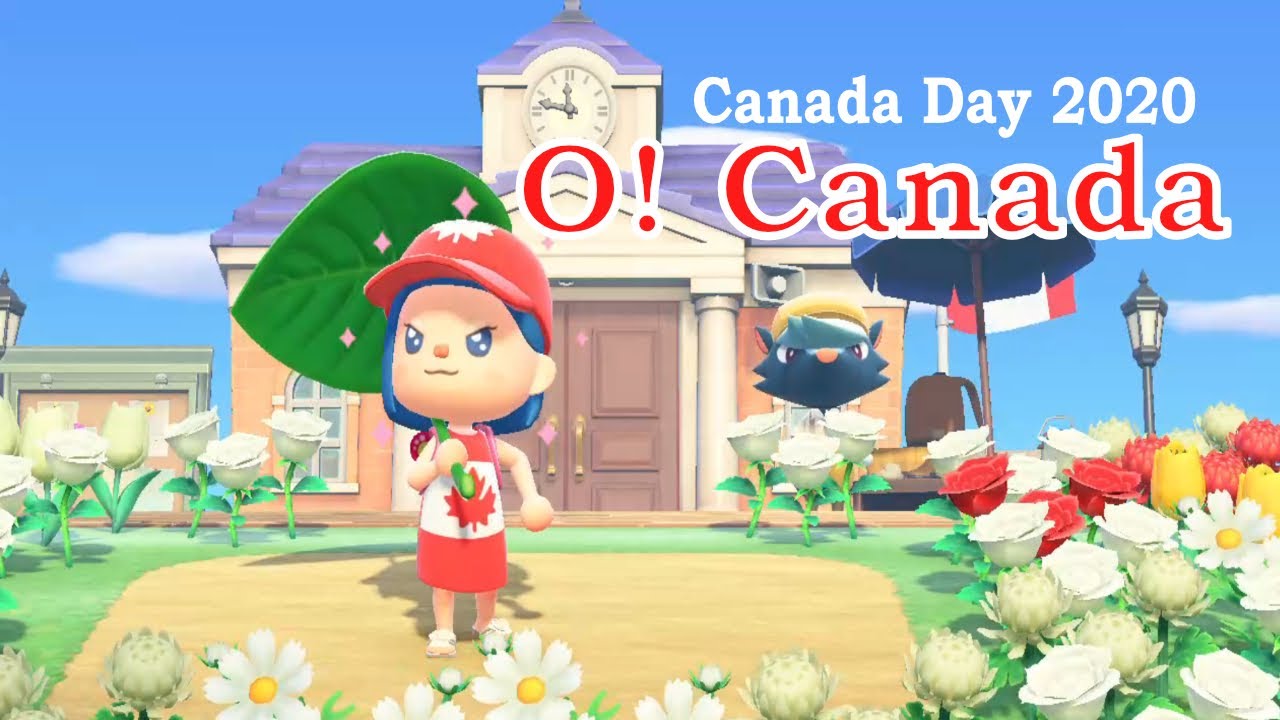 Celebrating Canada Day 2020 in Animal Crossing: New Horizons