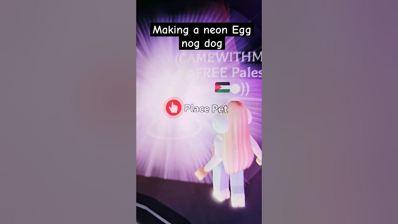 MAKING A NEON EGGNOG DOG. do you think it's cute? - YouTube