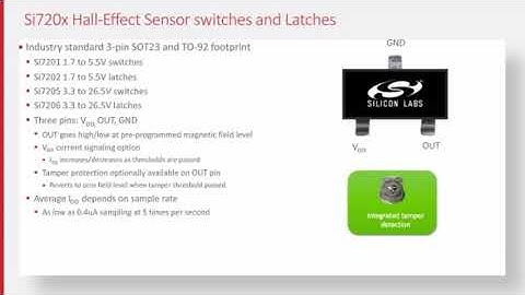 Sensors - Hall Effect Overview