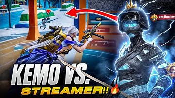 KEMO Against a Skilled *Conqueror Streamer?! | BGMI 🔱