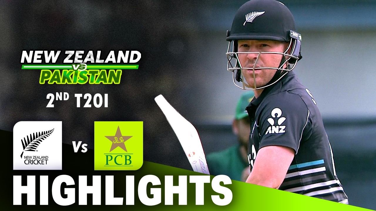 NZ Vs PAK 2nd T20I | Cricket Highlights | Pakistan Tour Of New Zealand ...