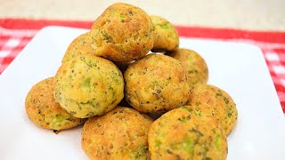 Bolinho Assado de Brócolis surpreendente