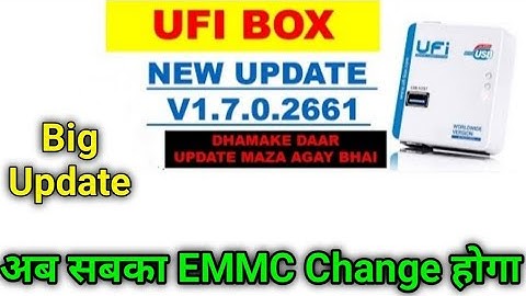 UFI BOX NEW UPDATE V1.7.0.2661 | RPMB PROGRAM KRO | KISI BHI PHONE KA EMMC CHANGE KRO 100% #LIVE