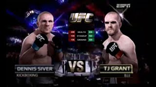 UFC FIGHT EA SPORTS: TJ GRANT v/s DENNIS SILVER TKO FIGHTS (Android, iOS Gameplay)