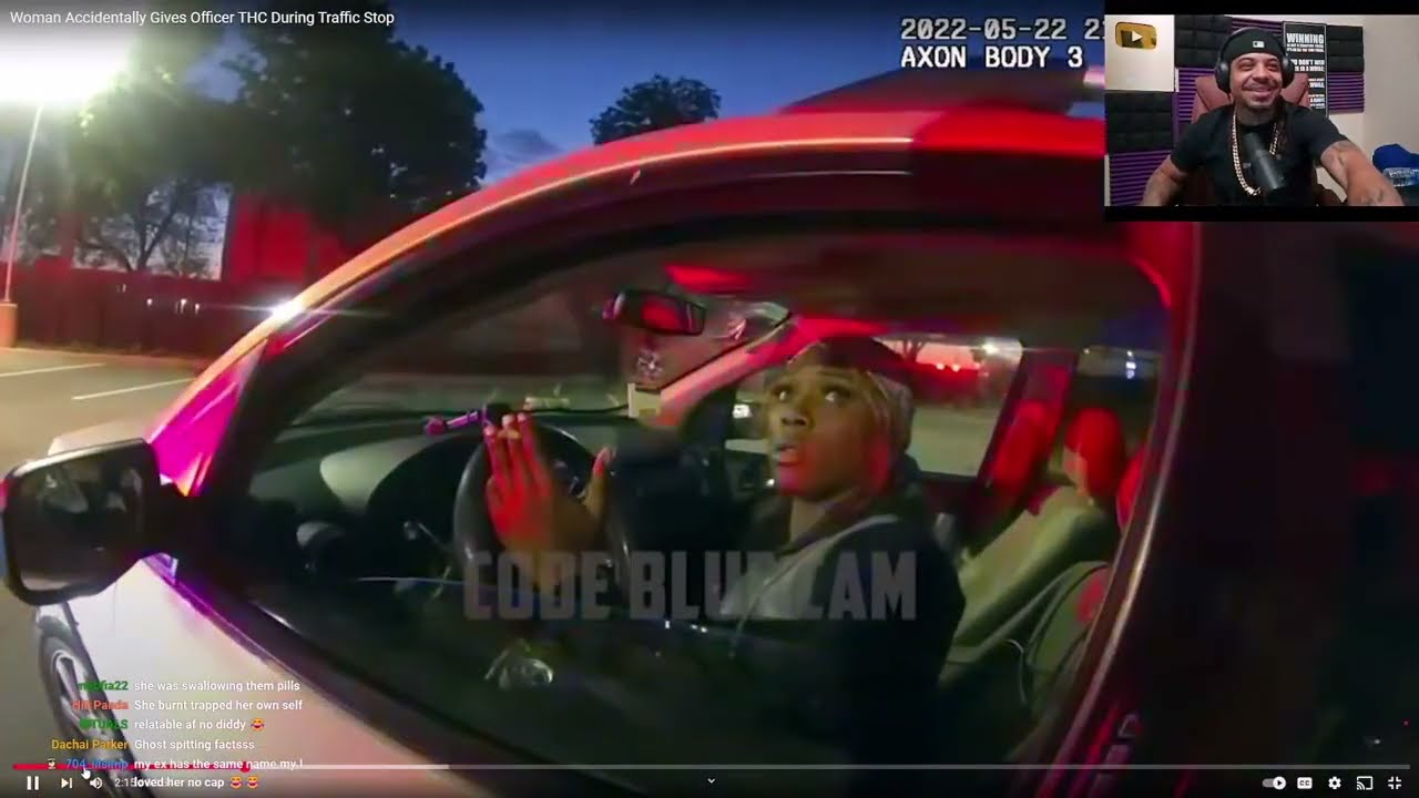 Женщина случайно дала полицейскому травку во время остановки за рулём