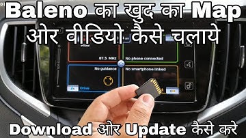 Inbulit Navigation System | Baleno Alpha | How To Update Map | Slda Map Update | Bosch Infotainment