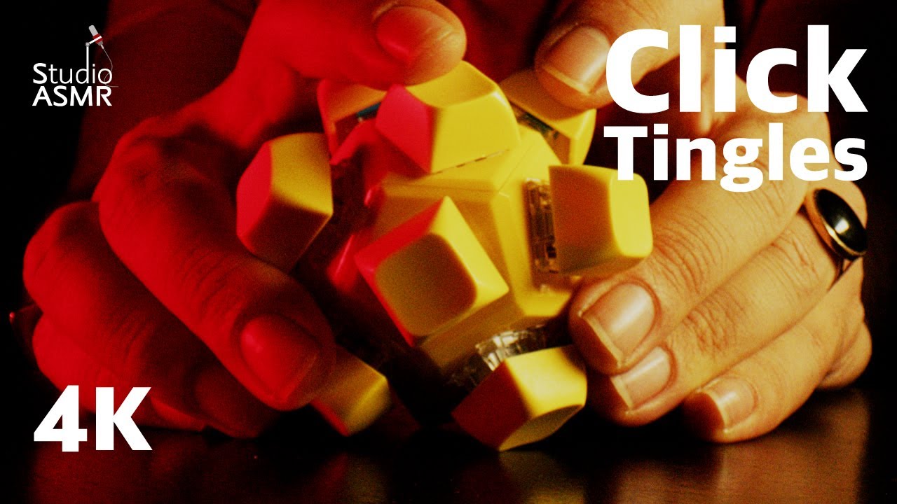 Button ASMR | Click Tingles, 100% Brain Massage | Studio ASMR 4K - YouTube