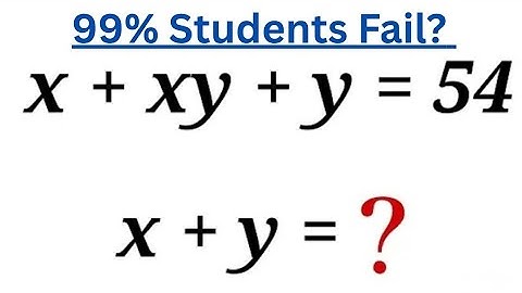 Germany | Can you solve this?| Math Olympiad 