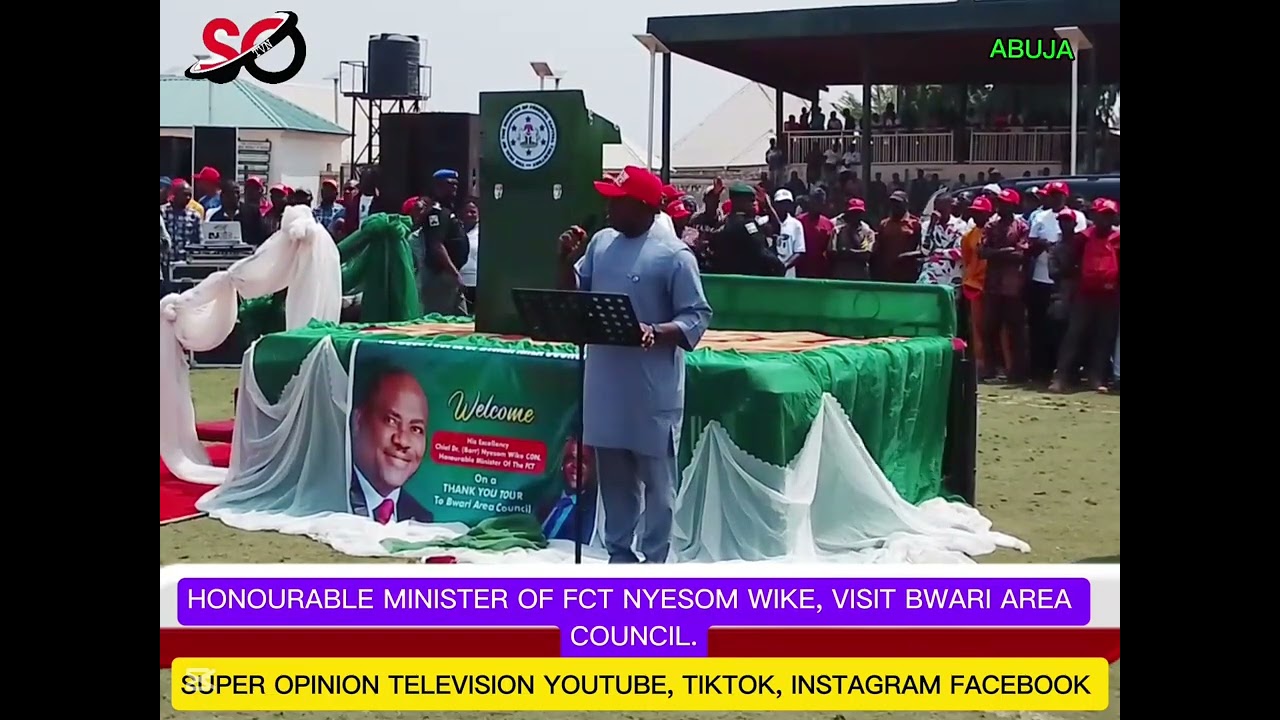 HONOURABLE MINISTER OF FCT HIT BWARI AREA COUNCIL.