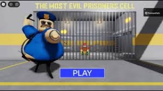 ️👮Barry's Prison Run️👮 - Walktrough and Boss Battle - Easy Mode⛓️ #roblox #obby